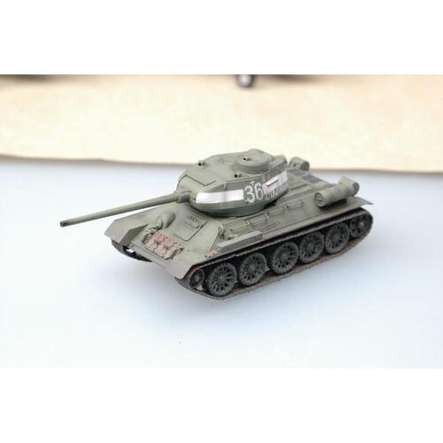 Easy Model 1/72 T-34/85 - Russian Army Assembled Model [36270]