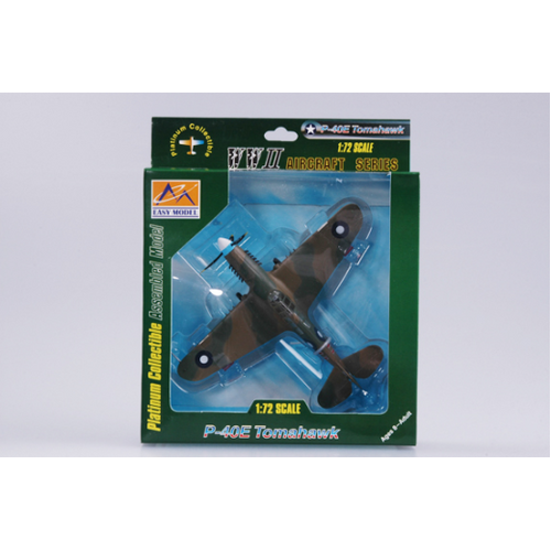 Easy Model 1/72 P-40E Tomahawk 77Sqn RAAF 1942 Assembled Model [37271]