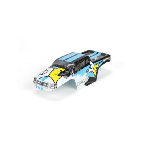 Ecx Body Set, Decorated Black/White 1/24 Ruckus - Ecx200005