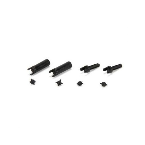 Ecx Centre Driveshaft Assembly 1/24 4WD Temper - Ecx202014