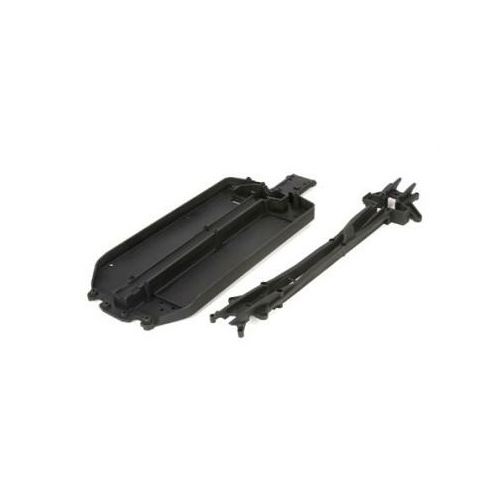 Ecx Chassis & Upper Deck, Long - 1: 1:10 4WD Tor - Ecx231011