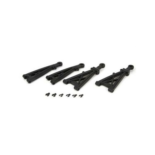 Ecx Front Suspension Arm Set: 1:10 4WD All - Ecx234001