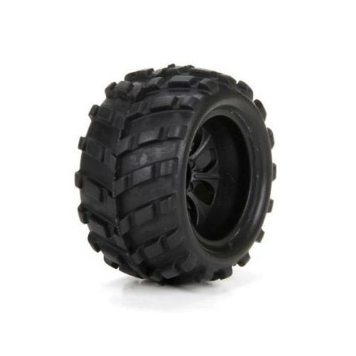 Ecx Front/Rear Premount Tire; 1/24 4WD Ruckus - Ecx40004
