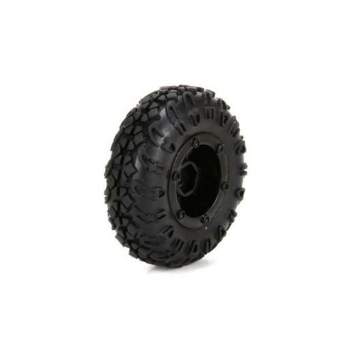 Ecx Front/Rear Premount Tyre 1/24 4WD Temper - Ecx40005