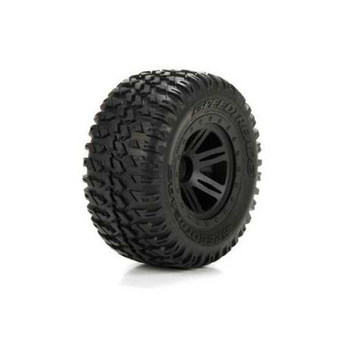 Ecx F/R T Part Black/White - 2 1:10 Amp M/D - Ecx43012