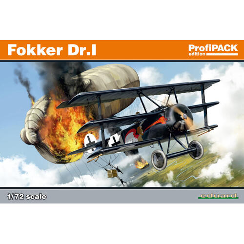 Eduard 1/72 Fokker Dr.I Plastic Model Kit