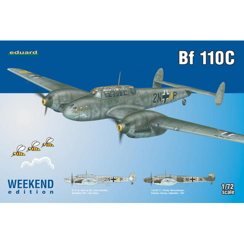 Eduard 1/72 Bf 110C Plastic Model Kit