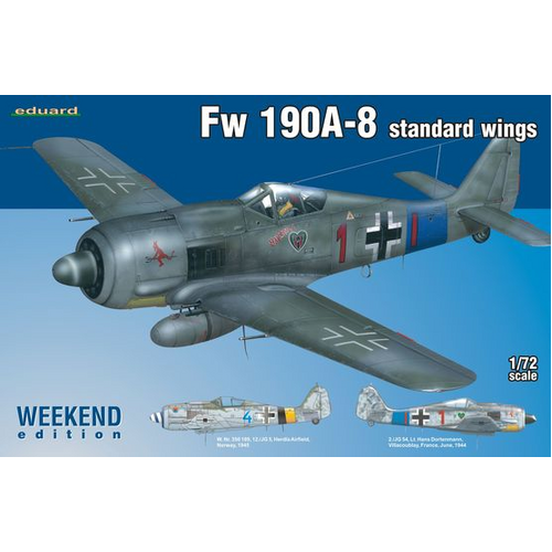 Eduard 1/72 Fw 190A-8 standard wings Plastic Model Kit