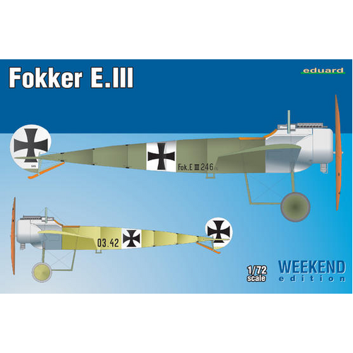 Eduard 1/72 Fokker E.III Plastic Model Kit