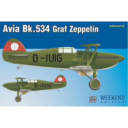 Eduard 1/72 Avia Bk-534 Graf Zeppelin Plastic Model Kit