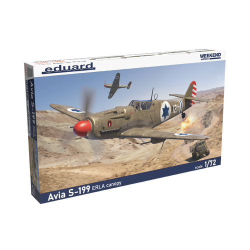 Eduard 1/72 Avia S-199 ERLA Canopy Plastic Model Kit