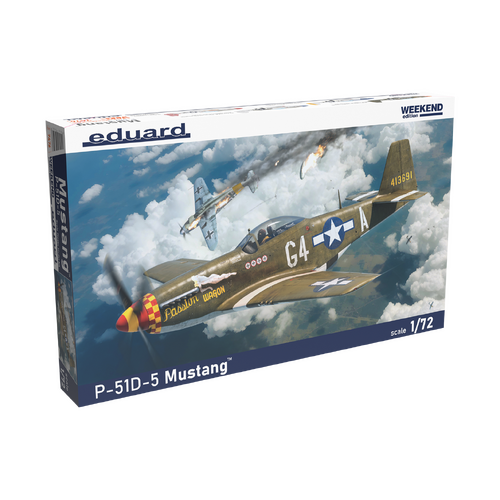 Eduard 1/72 P-51D-5 Mustang Plastic Model Kit