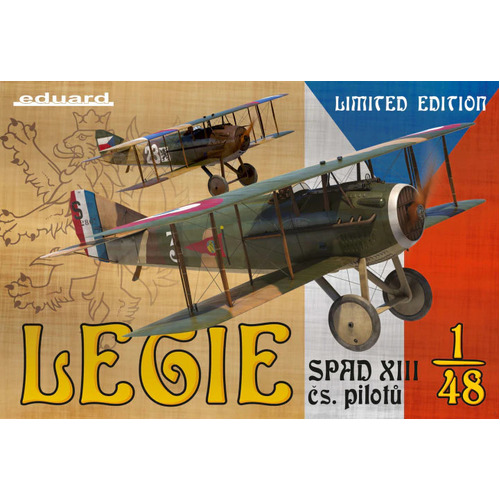 Eduard 1/48 Legie - SPAD XIII cs. pilotu Plastic Model Kit
