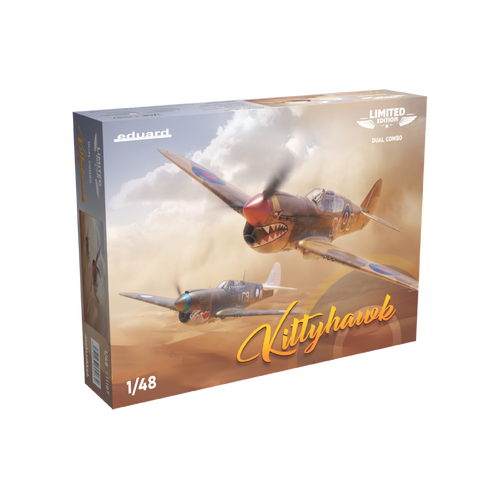 Eduard 1/48 Kittyhawk Dual Combo Plastic Model Kit *Aust Decals*