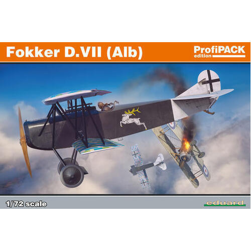 Eduard 1/72 Fokker D. VII (Alb) Plastic Model Kit