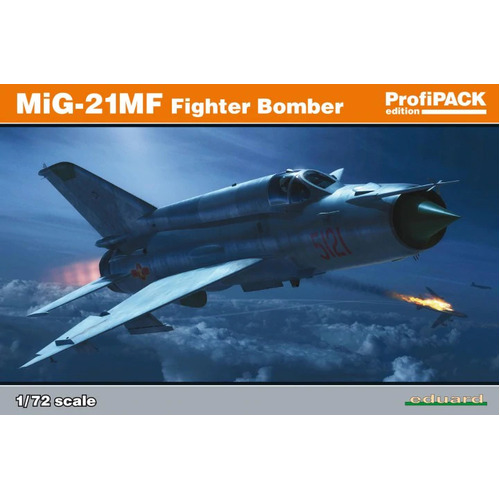 Eduard 1/72 MiG-21MF Fighter-Bomber Profipack Plastic Model Kit