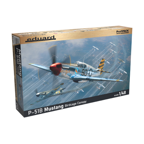 Eduard 1/48 P-51B Mustang Birdcage Canopy Plastic Model Kit