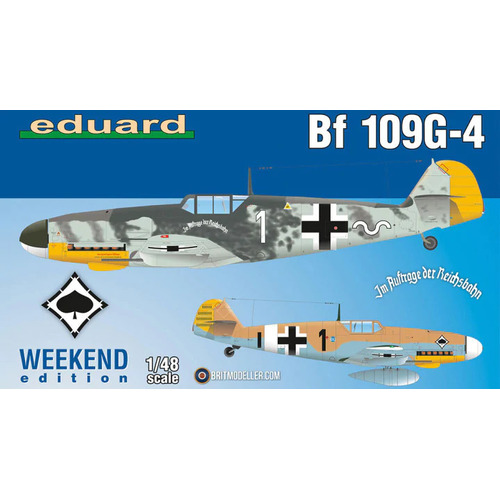 Eduard 1/48 Bf 109G-4 Plastic Model Kit [84149]