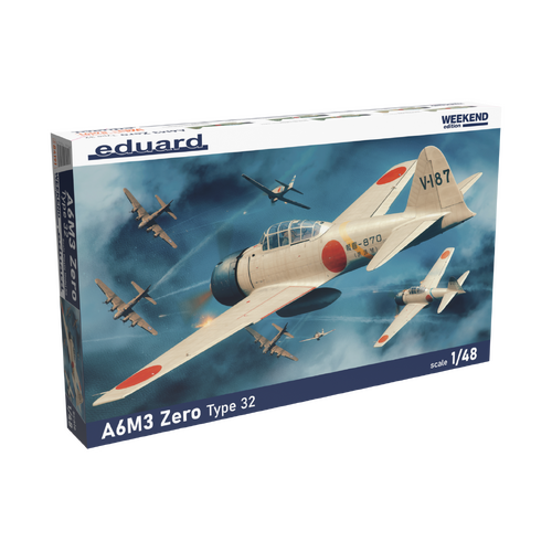 Eduard 1/48 A6M3 Zero Type 32 Plastic Model Kit