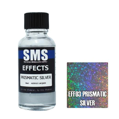SMS EFF03 Acrylic Lacquer Effects Prismatic Silver 30ml