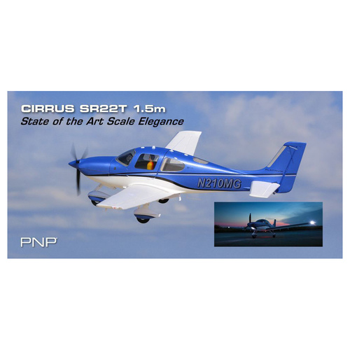 E-Flite Cirrus Sr22T RC Plane, Pnp - Efl5975