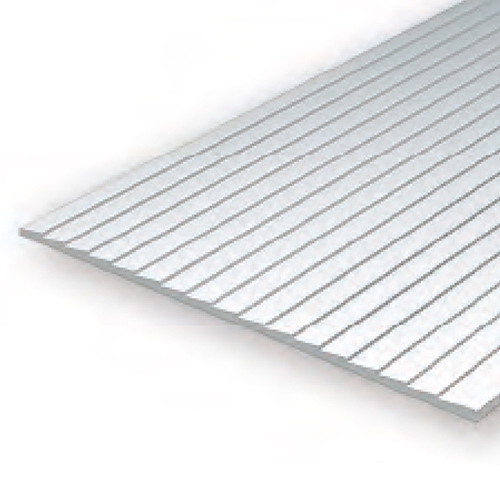 EVERGREEN 4101 1MM THICK 15 X 30CM SIDING SHEETS CLAPBOARD .100 (EACH)