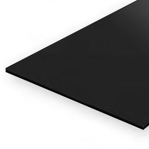 EVERGREEN 9515 15 X 30CM BLACK STYRENE SHEET .040 (PACK OF 2)