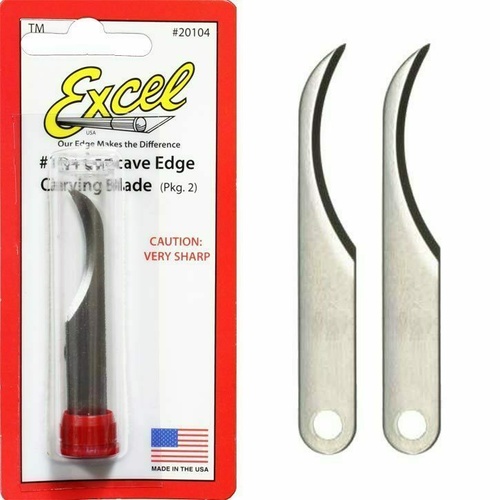 Excel K7 Concave Edge Blade - Pkg Of 2 - Ex 20104