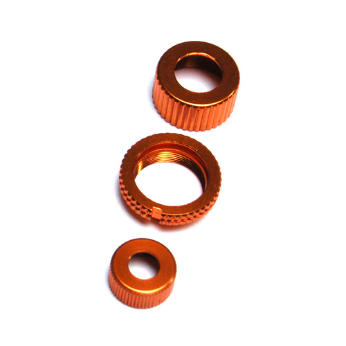 Exotek Dampener Caps And Collar Trf Org - Exo-1185Or