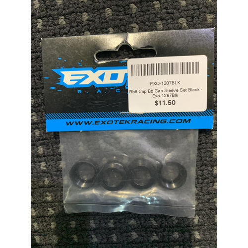 Rb6 Cap Bb Cap Sleeve Set Black - Exo-1287Blk