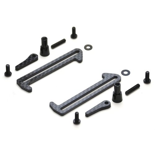 Exotek XRAY XB2-Xt2 Carbon Fibre Lipo Tabs And Cups - Exo-1827