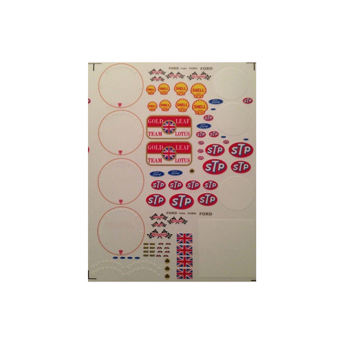 Vintage F1 Decal Set From The Mid 1960'S - F1Plds-49