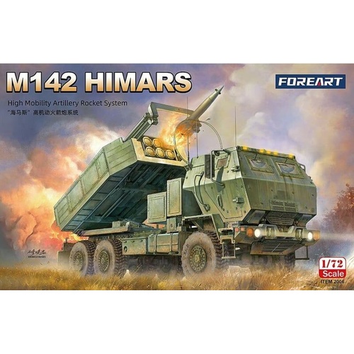 ForeArt 1/72 M142 ‘HIMARS’ High Mobility Artillery Rocket System Plastic Model Kit*Aust Decals*