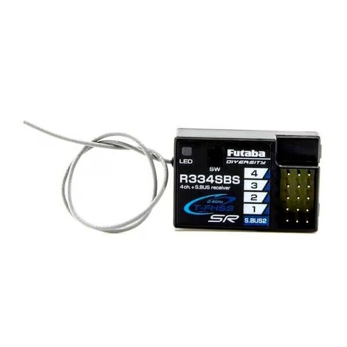 Futaba R334SBS Telemetry 4-Channel Receiver (T-FHSS/S.Bus2) [FUTR334SBS]