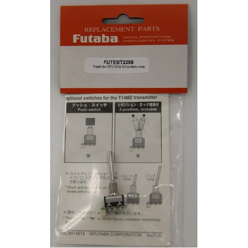 Futaba 18MZ  TOGGLE SW 3TFL101G(Long 3 position momentary [FUTEBT2288]