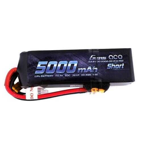 *DISC*Gens Ace 5000mAh 50C 11.1V LiPo Battery Traxxas Plug "Short"
