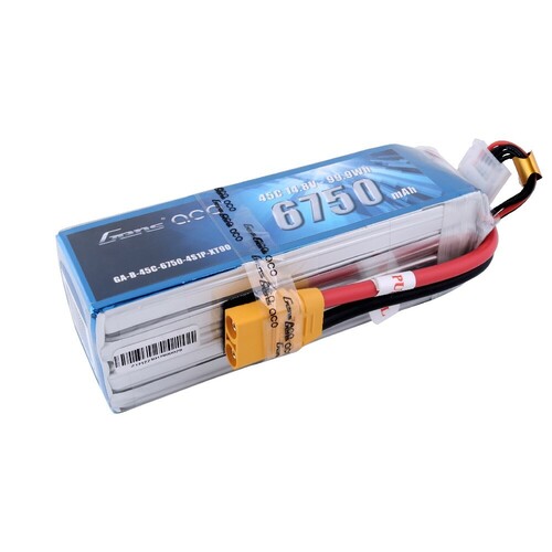 *DISC*Gens Ace 6750mAh 45C 14.8V Lipo Battery (XT90 Plug)