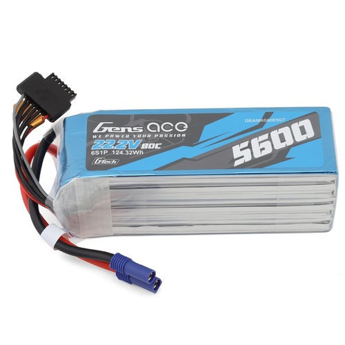 Gens Ace G-Tech Smart 6S LiPo Battery 80C (22.2V/5600mAh)