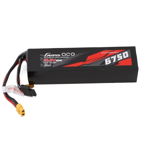 Gens Ace G-Tech Smart 4S LiPo Battery 60C (14.8V/6750mAh) w/XT60 Connector
