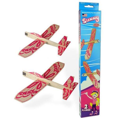 Guillow's Sunny Twin Pack Balsa Glider