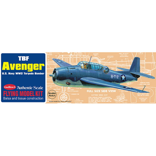 Guillow's Avenger Balsa Plane Model Kit