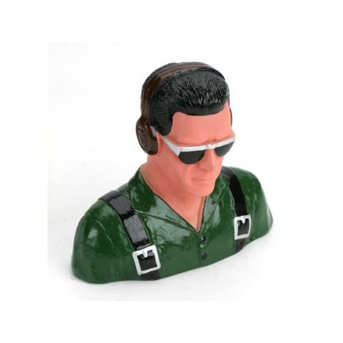 Hangar 9 1/5 Pilot, Civilian W/Headphones & Sunglasses- Red - Han9120