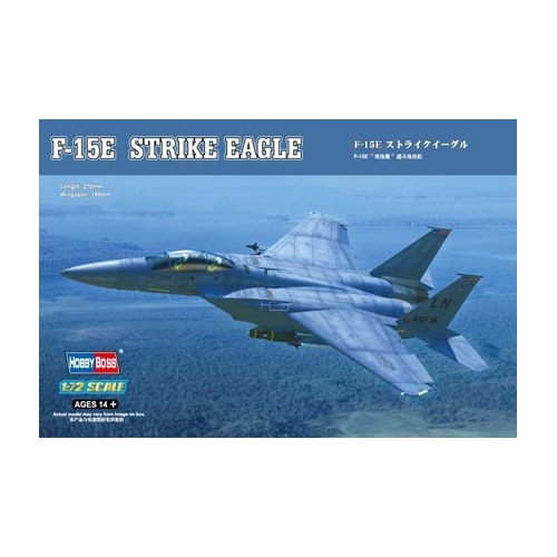 HobbyBoss 1/72 F-15E Strike Eagle Strike fighter Plastic Model Kit [80271]