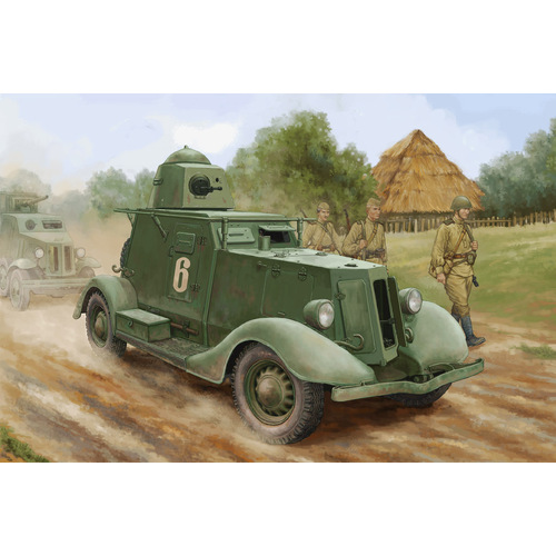 HobbyBoss 1/35 Soviet BA-20 Armored Car Mod.1937 Plastic Model Kit [83882]