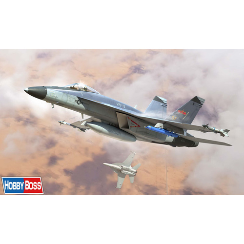 HobbyBoss 1/48 F/A-18E Super Hornet VFC-12 Plastic Model Kit