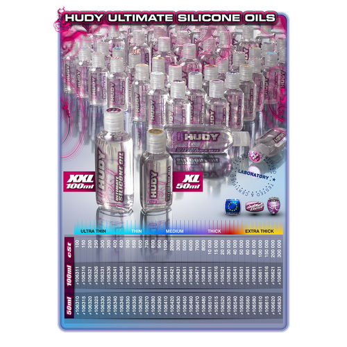 Hudy Ultimate Silicone Oil 2000 Cst - 100Ml - Hd106421
