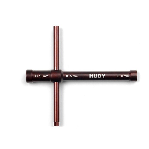 HUDY WRENCH-GLOWPLUG / CLUTCHNUT 10 MM - LONG - HD107581