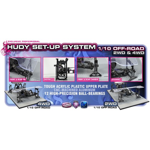 HUDY UNIVERSAL EXCLUSIVE SET-UP SYSTEM FOR 1/10 OFF-ROAD - HD108905