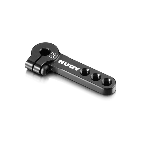 HUDY ALU CLAMP SERVO HORN - KO PROPO JR SANWA AIRTRONICS - 23T - HD293407