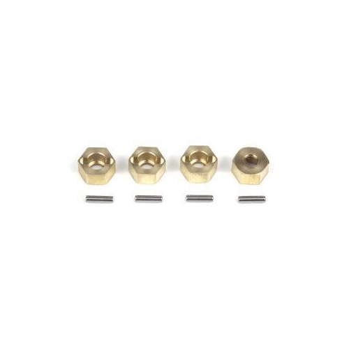 HPI 7mm Hex Hub Set (Brass/4pcs)